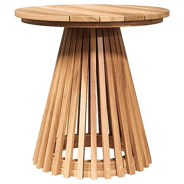 vidaXL Garten Beistelltisch Braun 50 x 50 x 49,5 cm Teak-Massivholz 4200634 günstig online kaufen