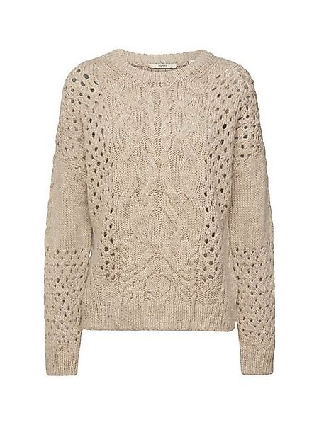 Esprit Rundhalspullover Pullover mit Zopf-Muster günstig online kaufen