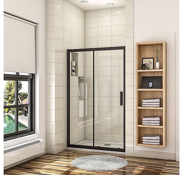 duschspa Dusch-Schiebetür 195cm 8mm Nano Glas Schiebetür Nischentür Duschtü günstig online kaufen