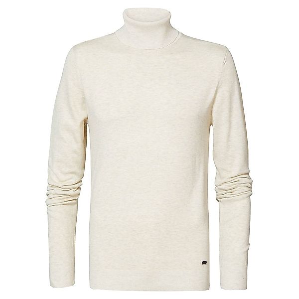 Petrol Industries Stehkragen Sweater M Antique White Melee günstig online kaufen