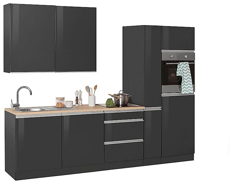 KOCHSTATION Küchenzeile "KS-Ohio", ohne E-Geräte, Breite 270 cm günstig online kaufen