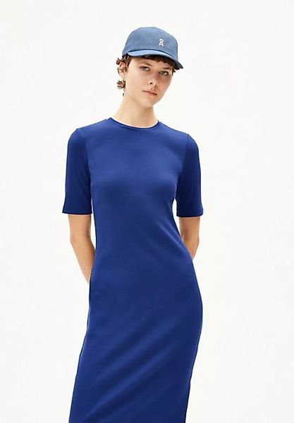 Armedangels Maxikleid SEHAARAA Damen Ripp-Jerseykleid aus Bio-Baumwoll Mix günstig online kaufen