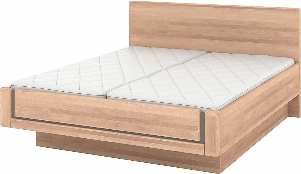 Musterring Holzbett "Sorrent, Bettgestell, Bettrahmen, teilmassiv Eiche", ( günstig online kaufen