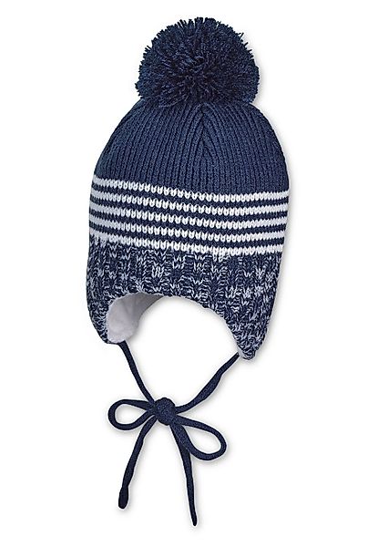 Sterntaler® Strickmütze Strickmütze (1-St., Bommelmütze gefüttert günstig online kaufen
