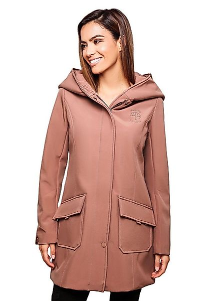 Marikoo Softshelljacke Softshelljacke Mayleen – Damen Übergangsjacke mit Ka günstig online kaufen