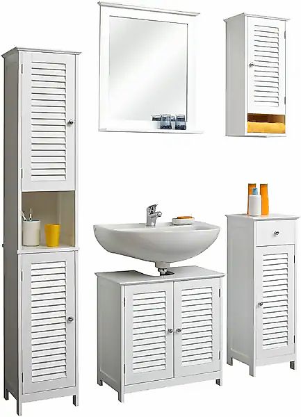 Saphir Badmöbel-Set »Quickset 928 5-teilig, Waschbeckenunterschrank mit Spi günstig online kaufen