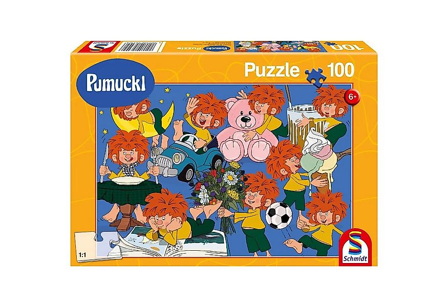 Schmidt Spiele Puzzle Spaß mit Pumuckl, 100 Teile, 100 Puzzleteile günstig online kaufen