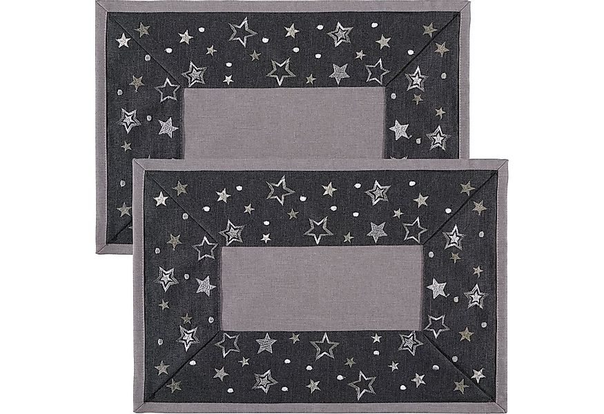 Erwin Müller Platzset Tischset "Sterne" 2er-Pack, Sterne günstig online kaufen