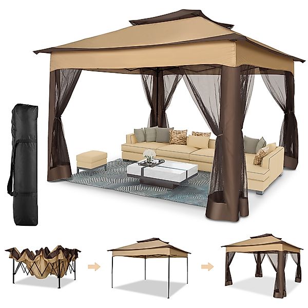 LUCKZON Pavillon 3 x 3 m günstig online kaufen