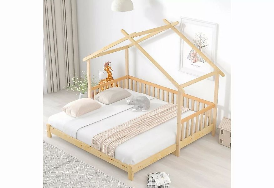 REDOM Bett Erweiterbares Baumhausbett, Hausbett, Kinderbett 200x90cm (Das B günstig online kaufen