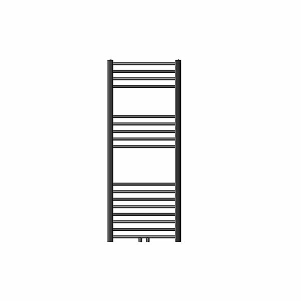 LuxeBath Badheizkörper 500x1200mm Anthrazit Gerade Mittelanschluss Heizkörp günstig online kaufen