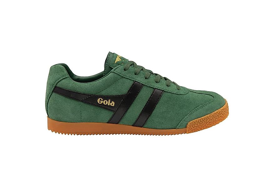 Gola Harrier Suede-Leder grün/schwarz Herren Sneaker günstig online kaufen