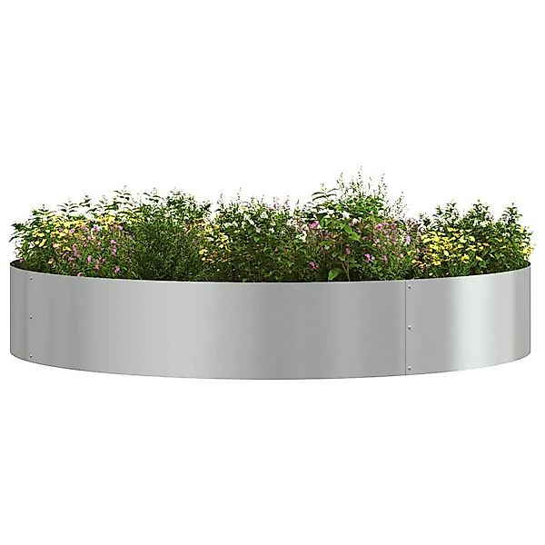 vidaXL Blumentopf Gartenblumentopf Silber 120 x günstig online kaufen