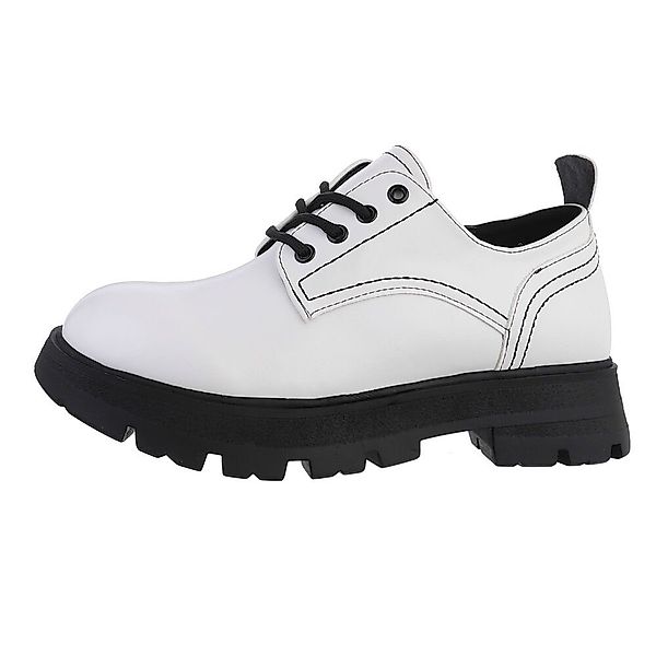 Ital-Design Damen Schnürschuhe Freizeit Schnürschuh Blockabsatz günstig online kaufen