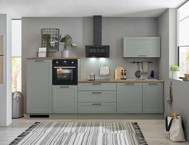 BASIC by Balculina Küchenzeile "Marsi" Breite 320 cm, höhenverstellbare Füß günstig online kaufen