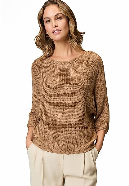 Zero Strickpullover "zero Damen Strickpullover mit Dreiviertelarm", (1 tlg. günstig online kaufen