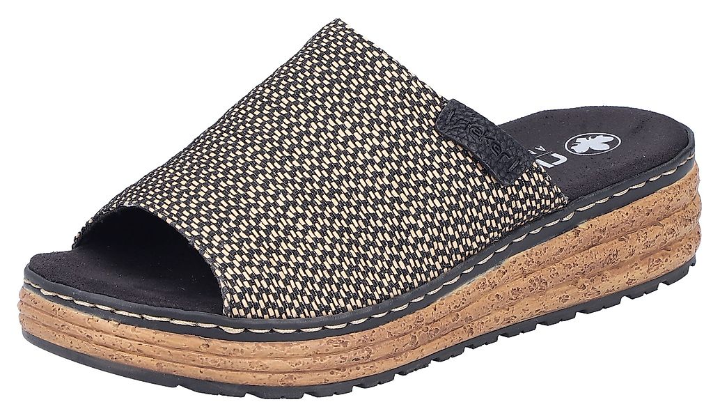Rieker Keilpantolette Sommerschuh, Schlappen, Hausschuh, in günstig online kaufen