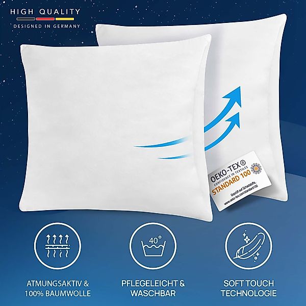 LILENO HOME Federkissen geeignet für Allergiker günstig online kaufen