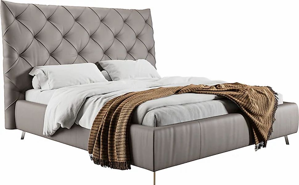 Home affaire Polsterbett "Elloree, in 4 Breiten, hinten mit Originalstoff b günstig online kaufen