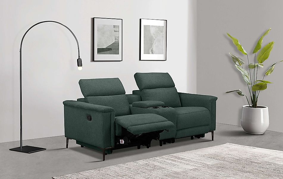 Places of Style 2-Sitzer "Lund, 2er-Kinosofa, TV-Sessel, Multimedia-Sofa, U günstig online kaufen