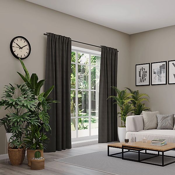 Neutex for you Vorhang "BELMONDO" Multifunktionsband 1 Stk. tlg. Uni mit sa günstig online kaufen