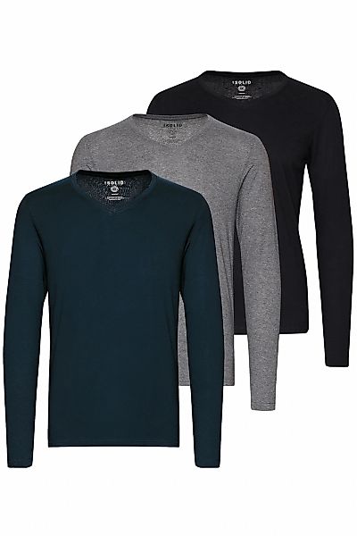 Solid V-Shirt "V-Shirt SDBasil" günstig online kaufen