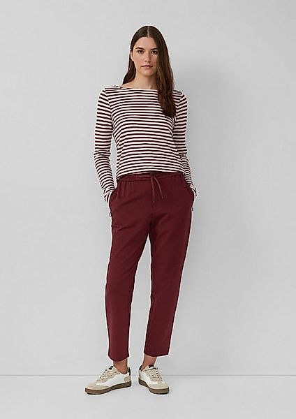 s.Oliver Chinos Hose Jogpants aus Struktur-Jersey günstig online kaufen