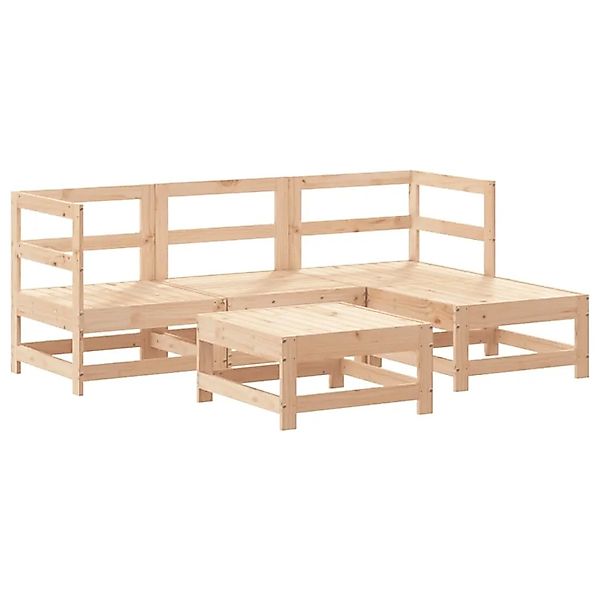vidaXL 5-Tlg Garten-Lounge-Set Massivholz Kiefer 3186172 günstig online kaufen