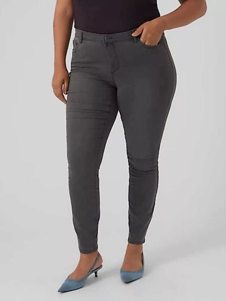 Vero Moda Curve Skinny-fit-Jeans "VMCFANYA MR S PIPING J VI207 GA CUR NOOS" günstig online kaufen