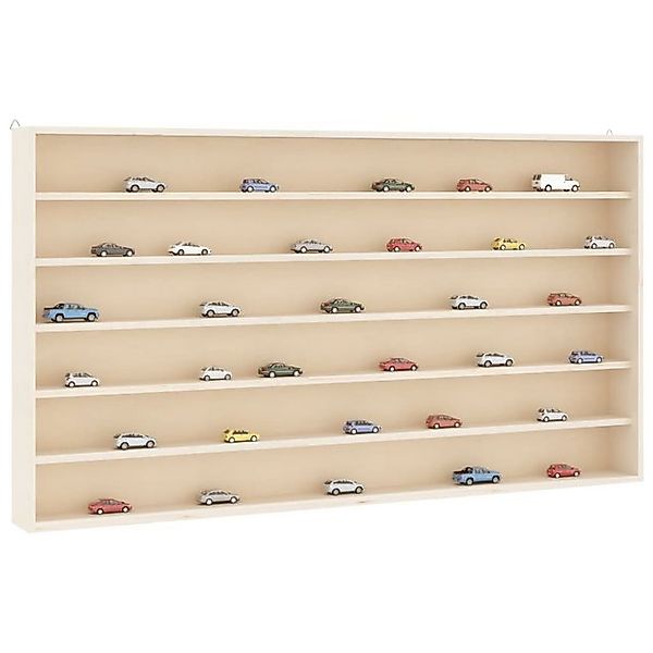 vidaXL Vitrine Sammlervitrine aus Holz mit 6 Regalen 100x8,5x55 cm günstig online kaufen