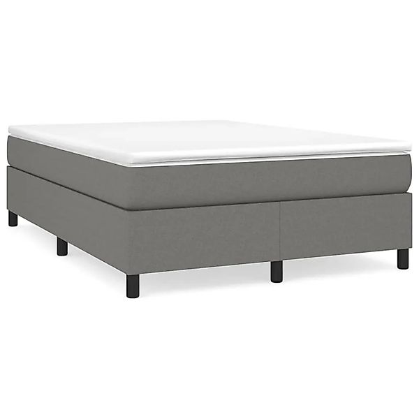 Vidaxl Boxspringbett Dunkelgrau 140x200 Cm Stoff günstig online kaufen