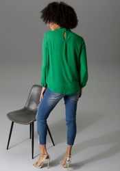 Aniston CASUAL Langarmbluse mit kleinem Volant günstig online kaufen