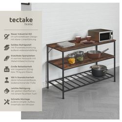 tectake Küchenregal Akeley, Set 1-tlg., Industrial günstig online kaufen