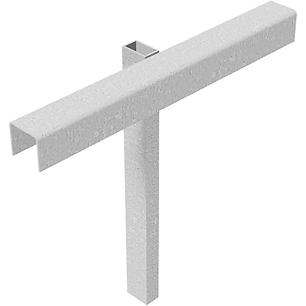 Schake Oberteil für Holzbauzaunständer Verzinkt 490 mm Braun günstig online kaufen