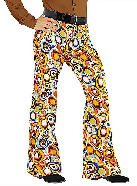 Widdmann Hippie-Kostüm 70er Herrenhose Bubbles, Für Schlager- und Mottopart günstig online kaufen