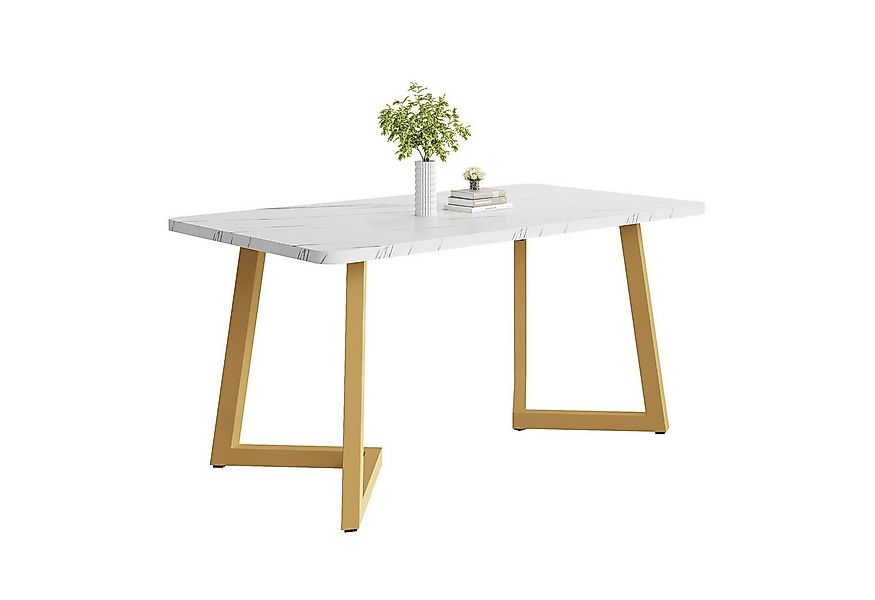 MC Star Esstisch 117x68cm Esstisch, (1-St) (Gestell aus Metall Rechteckiger günstig online kaufen