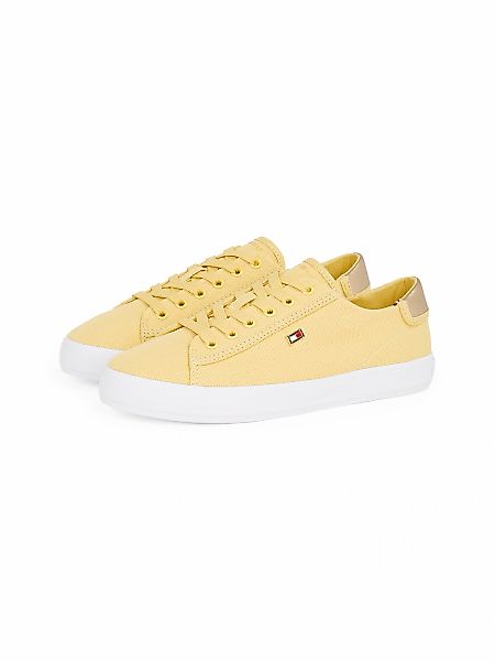 Tommy Hilfiger Plateausneaker "VULC CANVAS LACE UP SNEAKER", Freizeitschuh, günstig online kaufen