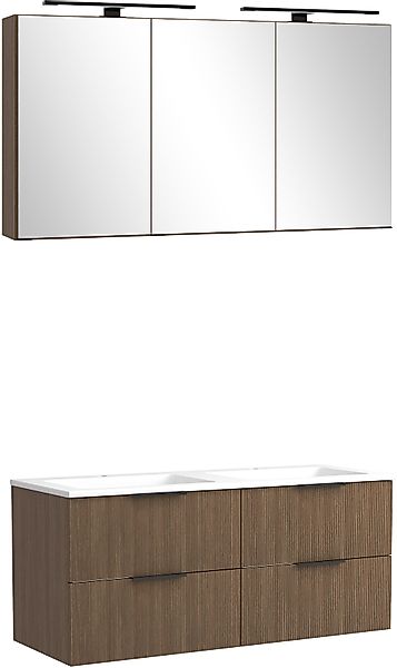 welltime Badmöbel-Set "Welltime, York Waschtisch-Set 120 cm, weißes oder sc günstig online kaufen