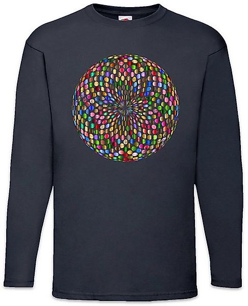 Urban Backwoods Langarmshirt Psychedelic Disco Light Langarm T-Shirt Retro günstig online kaufen