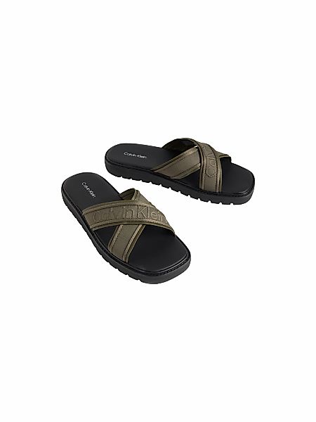 Calvin Klein Pantolette "SQ MOLDED SANDAL XCROSS WB" Strandschuh, Sommersch günstig online kaufen
