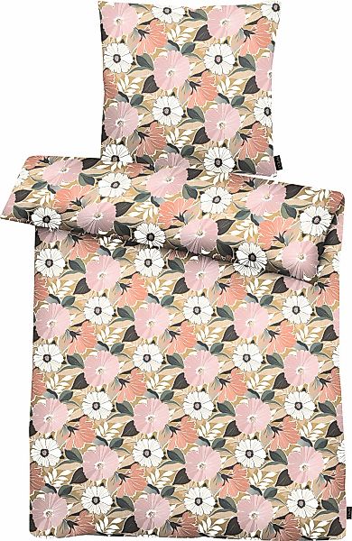 APELT Bettwäsche "Smilla" 2 Stk. Skandinavische Büten, gezeichnete Bütenkel günstig online kaufen