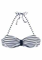 Venice Beach Bandeau-Bikini-Top "Summer" mit kontrastfarbener Schlaufe günstig online kaufen