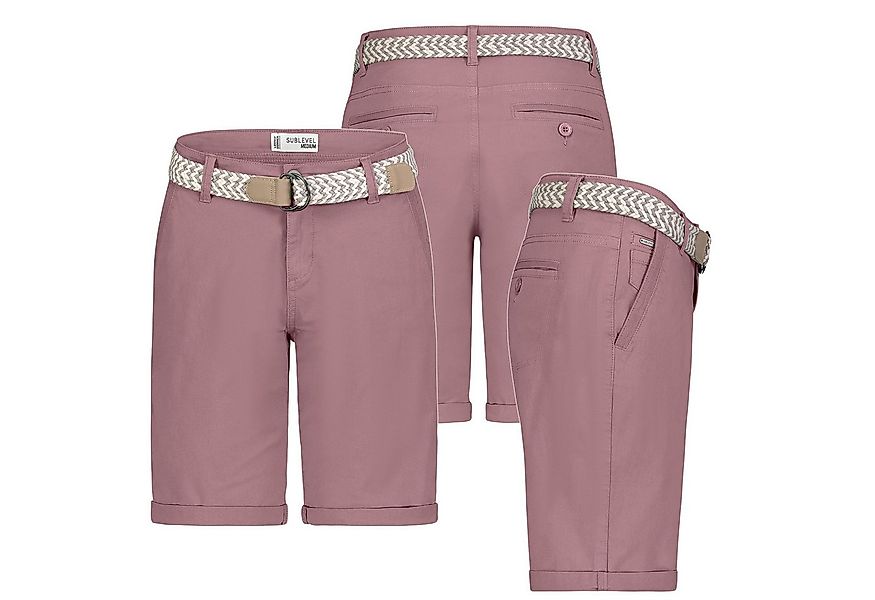 Stitch & Soul Bermudas Damen Short Bermuda kurze Hose Sommer Chino Stoff Ho günstig online kaufen