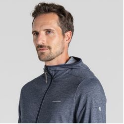 Craghoppers NosiLife Deft Hooded Jacket Black Pepper Marl günstig online kaufen