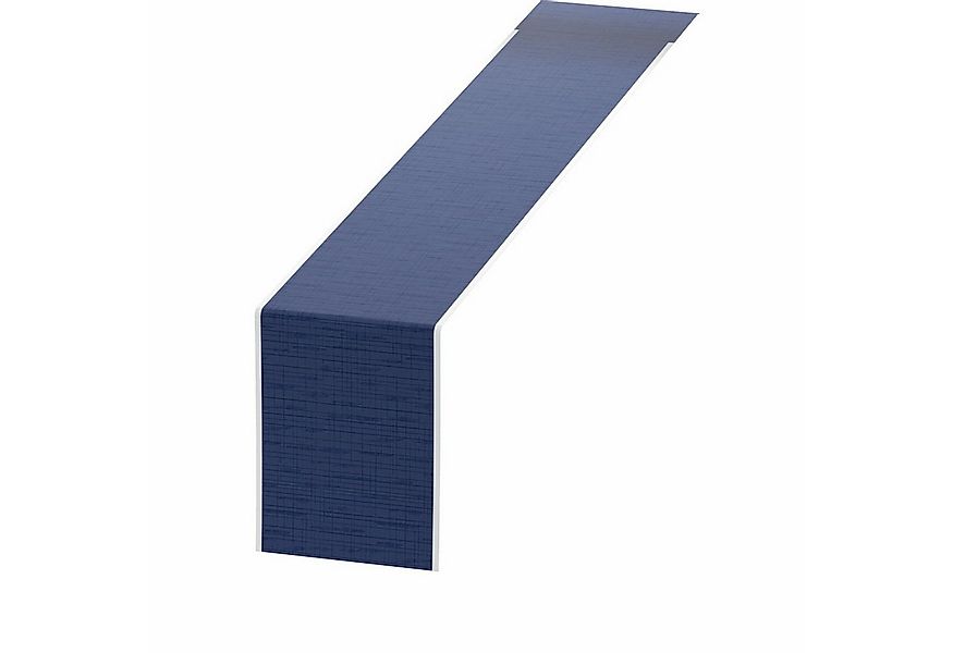 Duni Tischläufer 1 Dunicel® Tischläufer Linnea dunkelblau, 0,15 m x 20m, 17 günstig online kaufen
