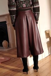 Next Lederhose Bermudashorts aus Kunstleder (1-tlg) günstig online kaufen