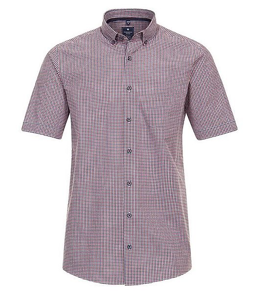 Redmond Kurzarmhemd leicht tailliert Button-Down-Kragen günstig online kaufen