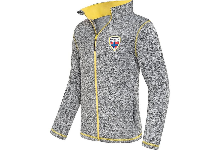 Nebulus Fleecejacke LANAI, P5157 - Herren, grau-gelb, XL günstig online kaufen