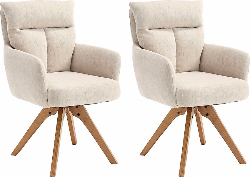Home affaire Esszimmerstuhl "Monaco, TOPSELLER", (Set), 2 St., Boucle, vers günstig online kaufen