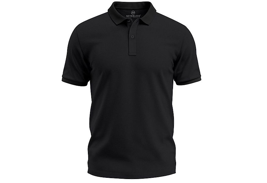 Neverless Poloshirt Herren Polo-Shirt Basicshirt mit Polokragen und Knopfle günstig online kaufen